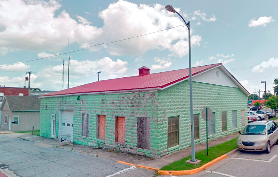 The Garage in LaGrange, Indiana, before renovation